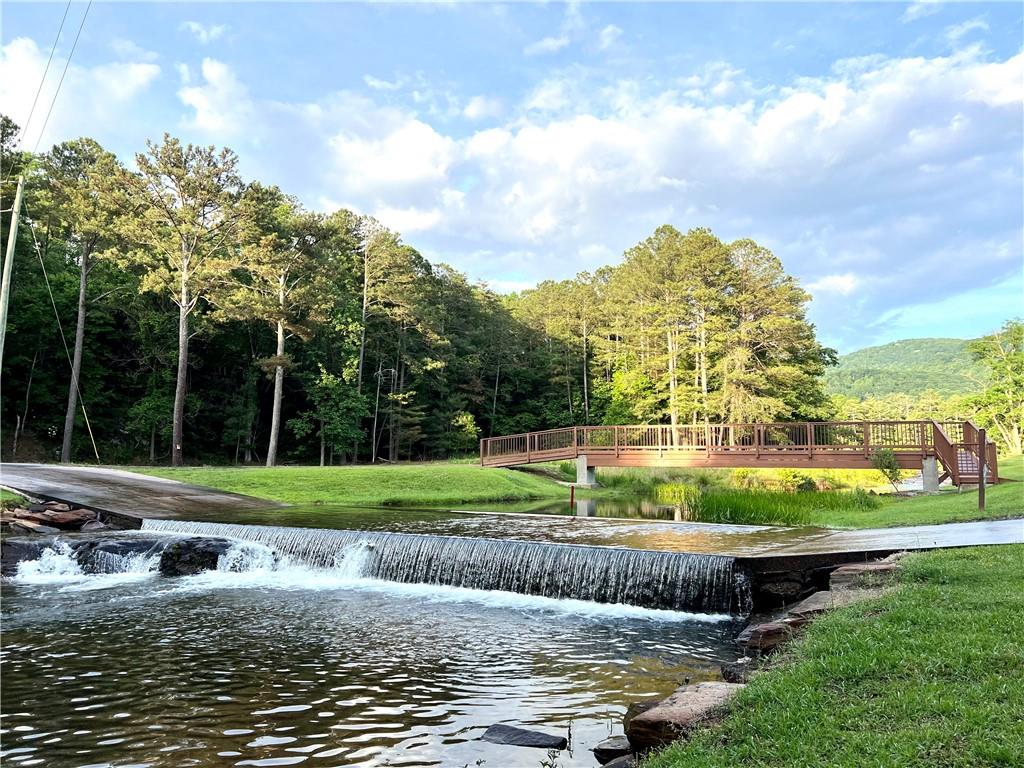 223 Denny Ridge Road Jasper, GA 30143 - Photo 53 of 54 a view of a fountain in front of a house with a yard