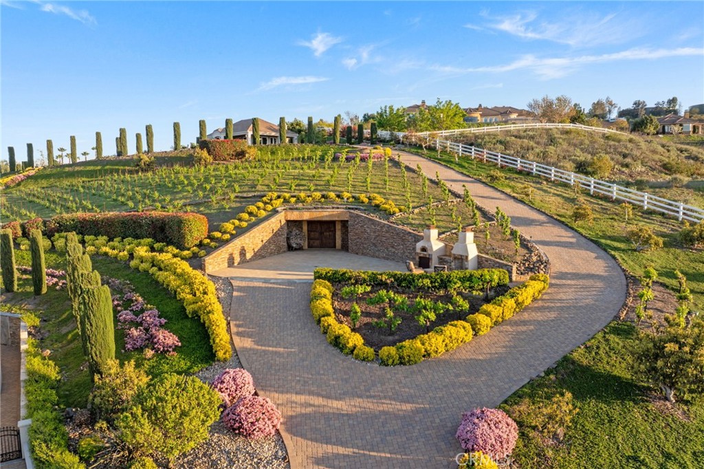 44195 Sunset Terrace Temecula, CA 92590 - Photo 17 of 74 Aerial of Wine Bunker and Studio Home