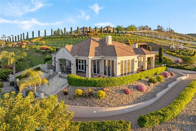 a view of a lake with a outdoor space