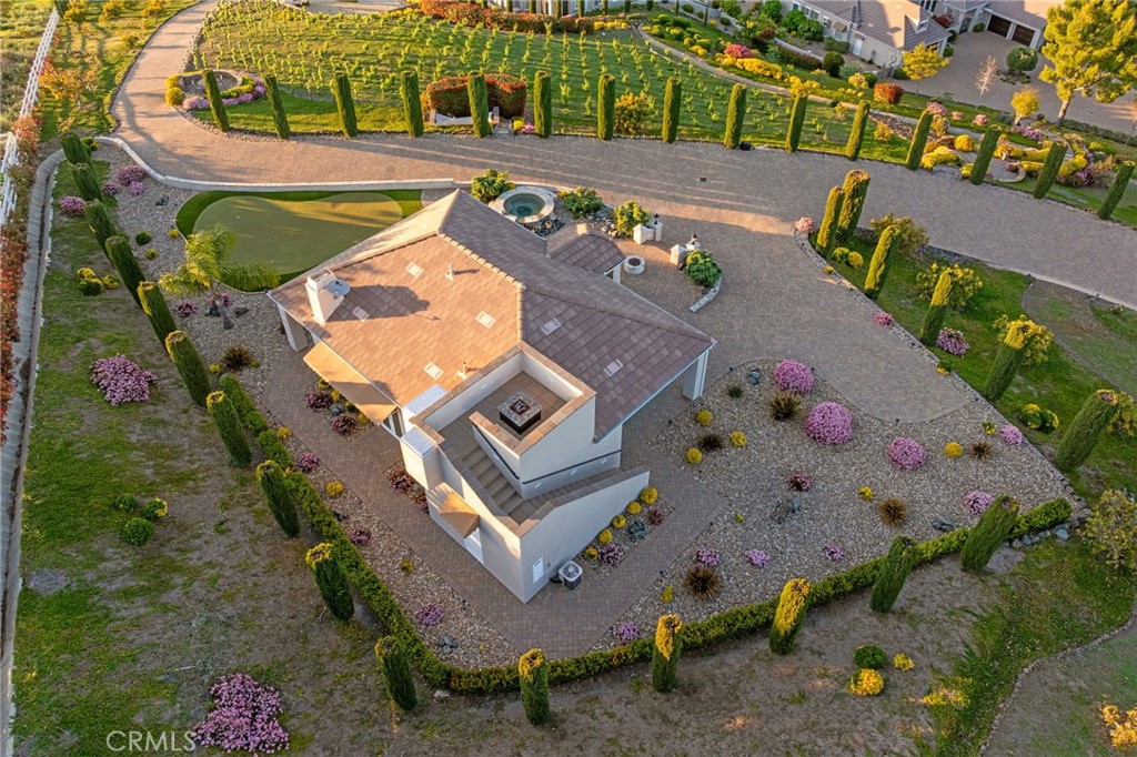 44195 Sunset Terrace Temecula, CA 92590 - Photo 58 of 74 an aerial view of a house with a swimming pool