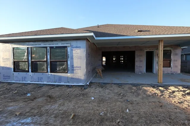 a view of a house with a porch