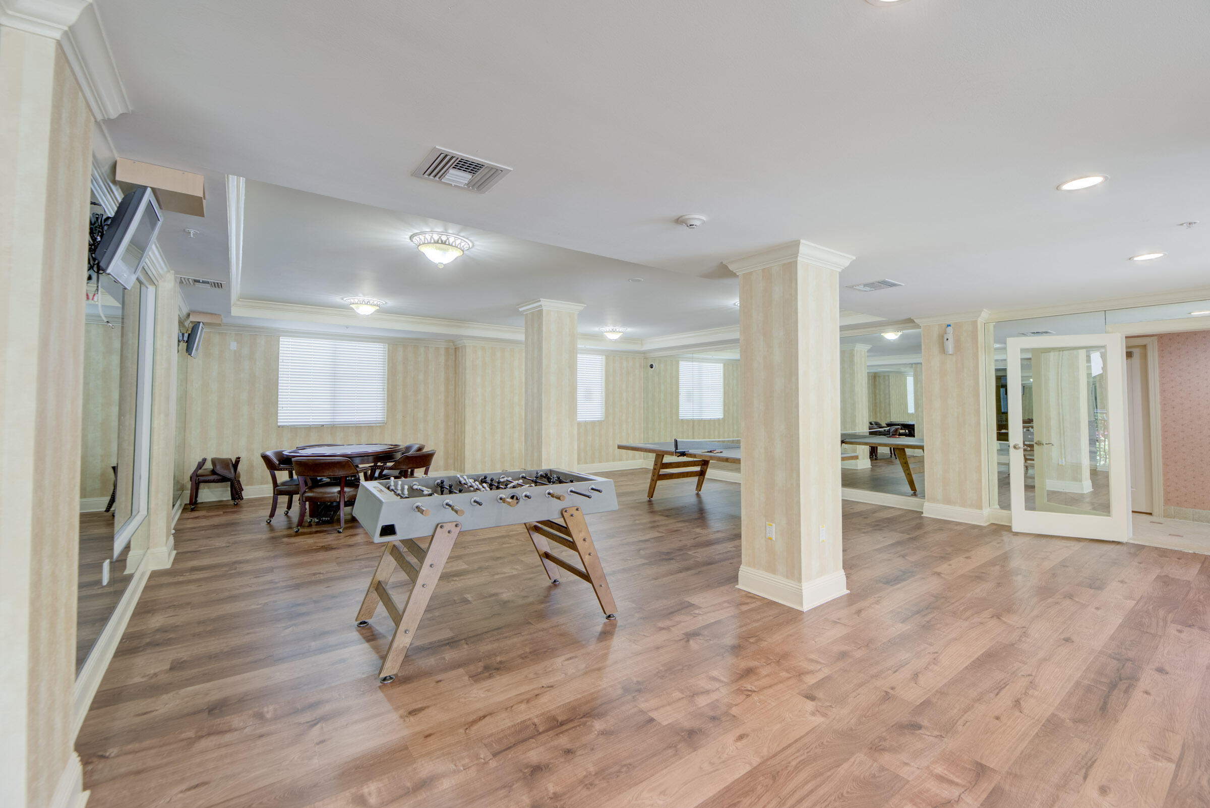 3107 Renaissance Way Boynton Beach, FL 33426 - Photo 37 of 37 a living room with furniture a wooden floor and dining table