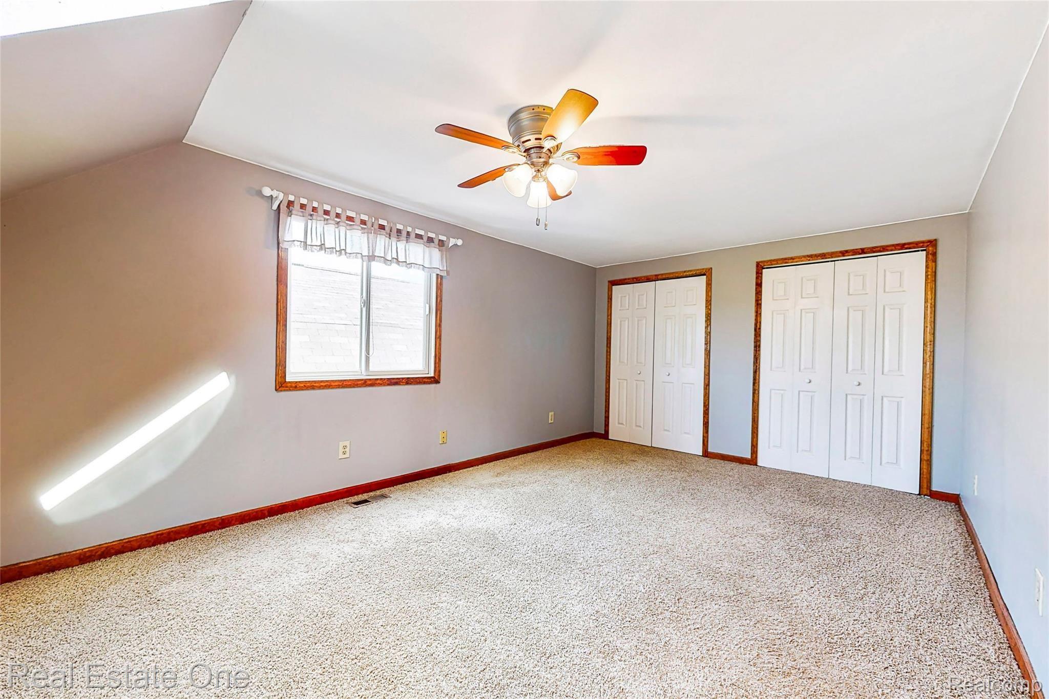 8120 Green Road Fenton, MI 48430 - Photo 37 of 46 Double closets in this room. This room will be for the spoiled one.