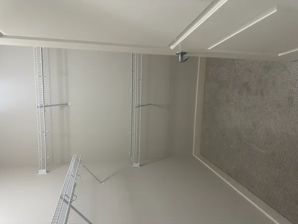a view of storage and utility room