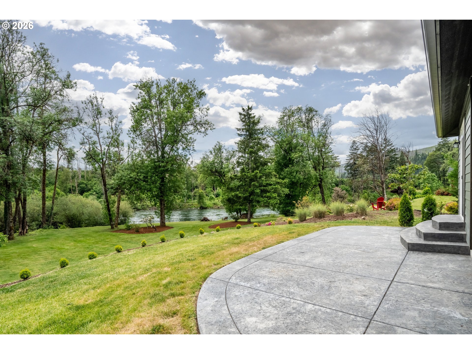 45542 South Gate Creek Road Vida, OR 97488 - Photo 40 of 46 a view of a backyard