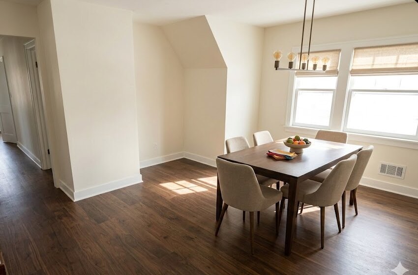 6933 South Honore Street Chicago, IL 60636 - Photo 18 of 18 a view of a dining room with furniture window and wooden floor