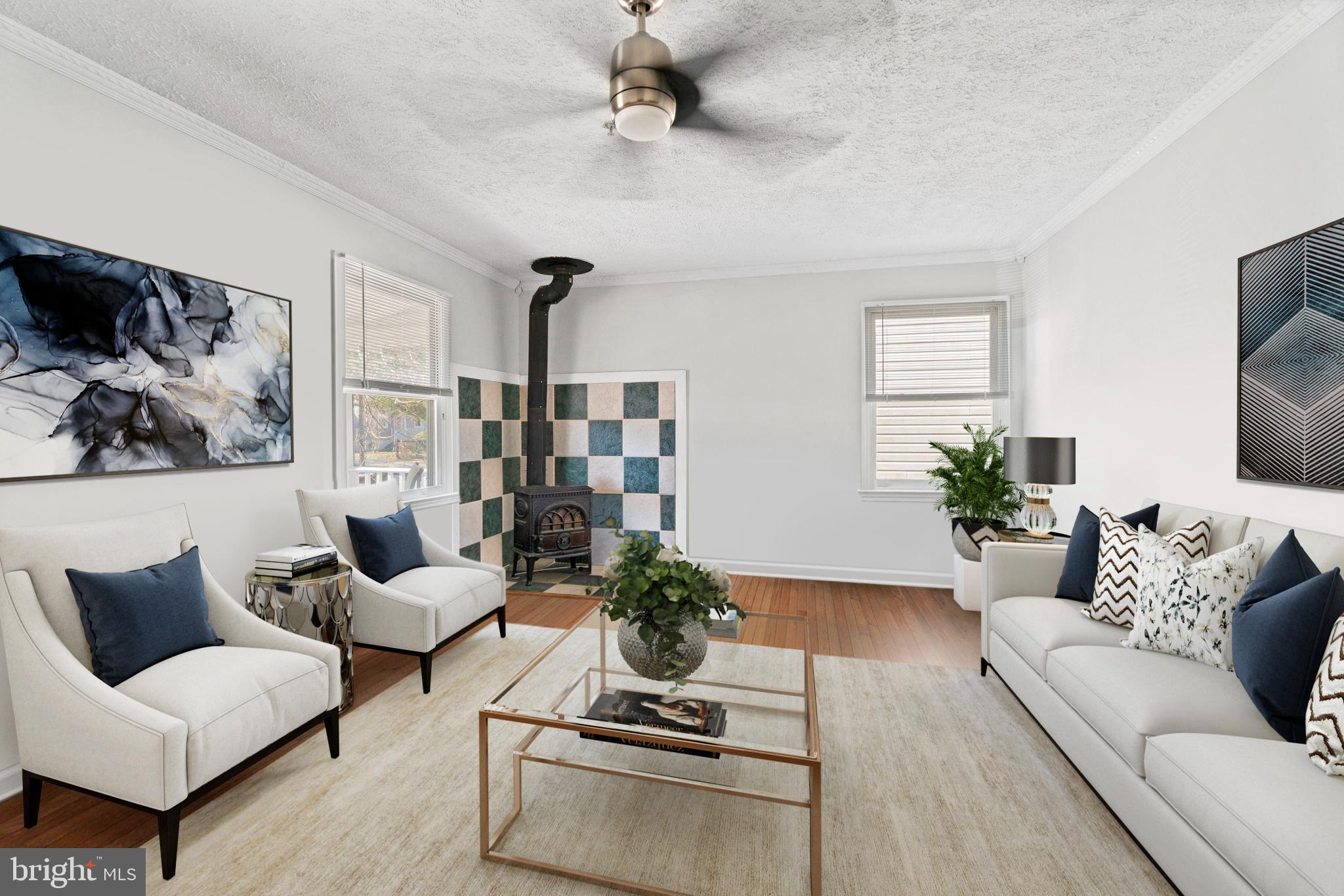 5006 Somerset Road Riverdale, MD 20737 - Photo 9 of 20 Living Room Reconfigured as 5th Bedroom or
Office