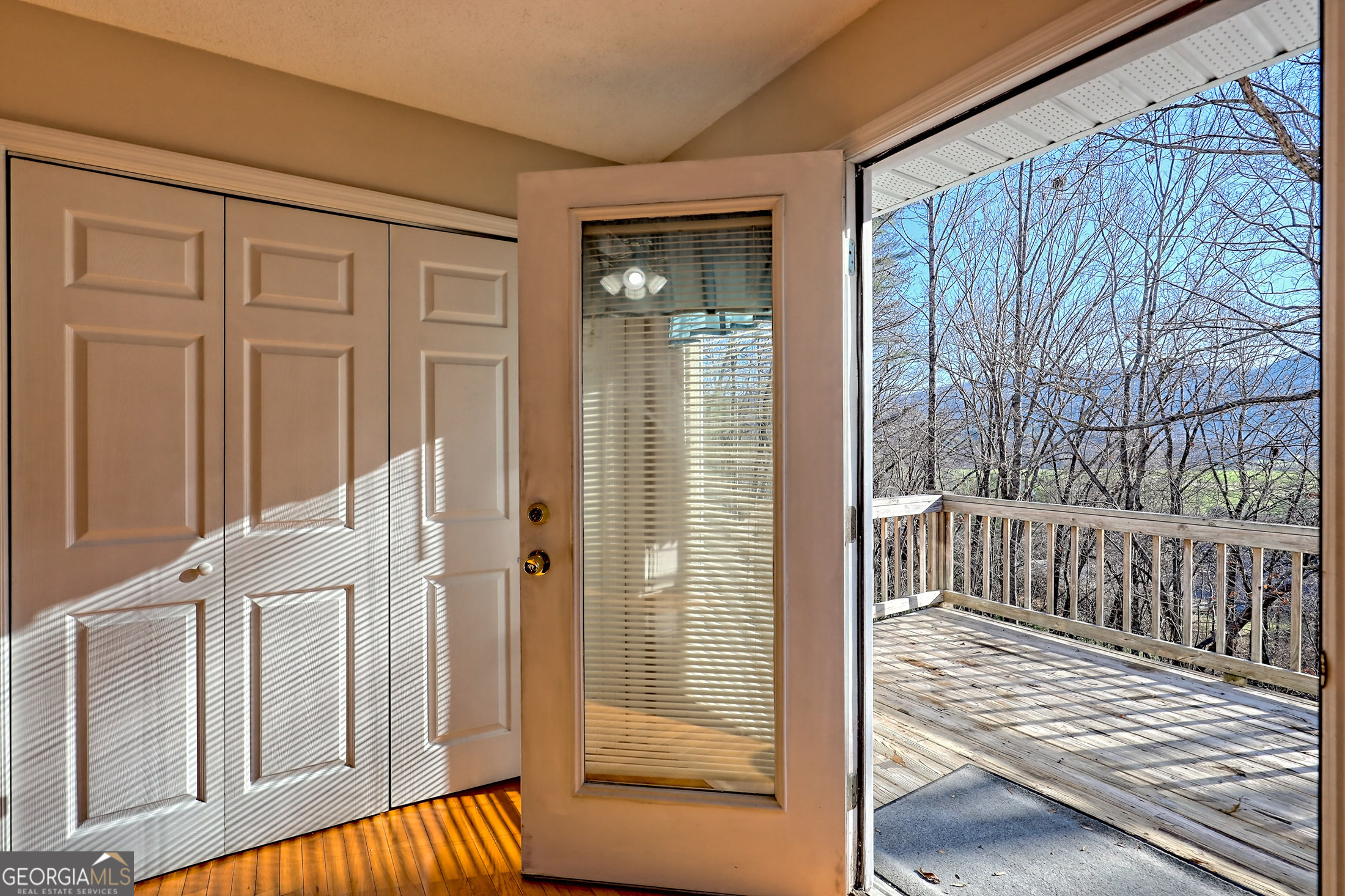 170 White Street Dillard, GA 30537 - Photo 16 of 58 a view of a balcony with wooden floor