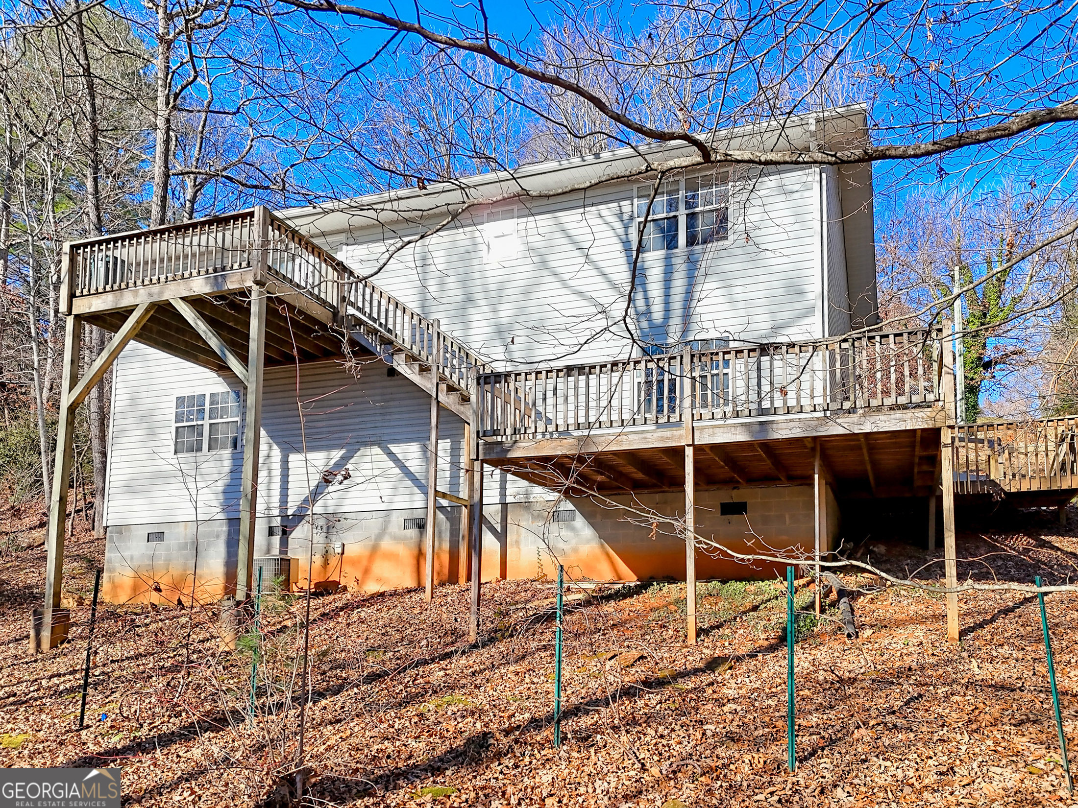 170 White Street Dillard, GA 30537 - Photo 45 of 58 a view of a house with a wooden deck