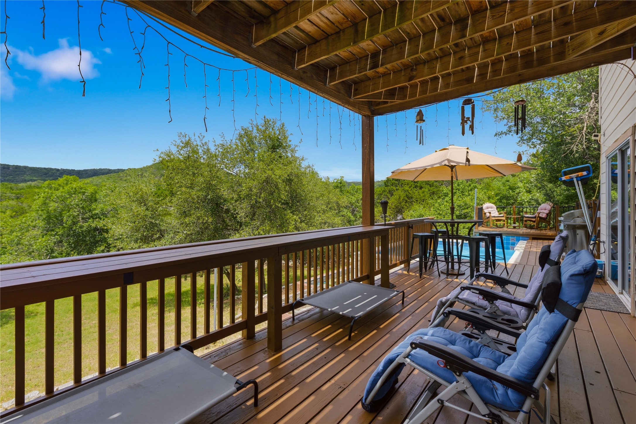 8122 Lime Creek Road Volente, TX 78641 - Photo 1 of 40 Beautiful views from one of the lower deck.