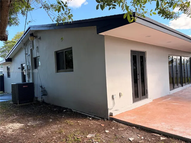 a backyard of a house