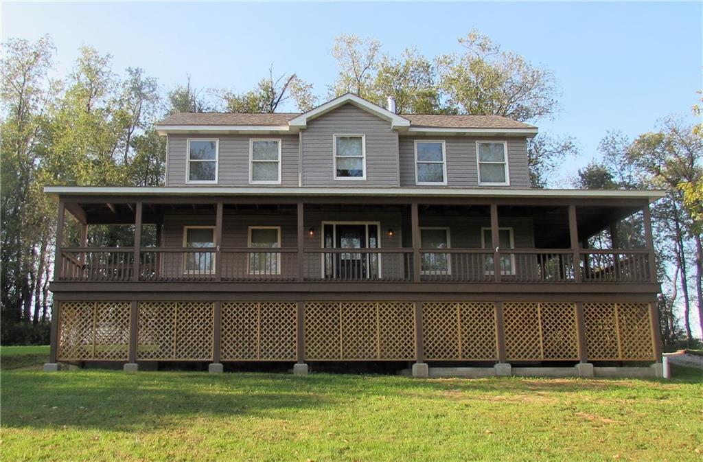 Nice wrap around porch on front of home