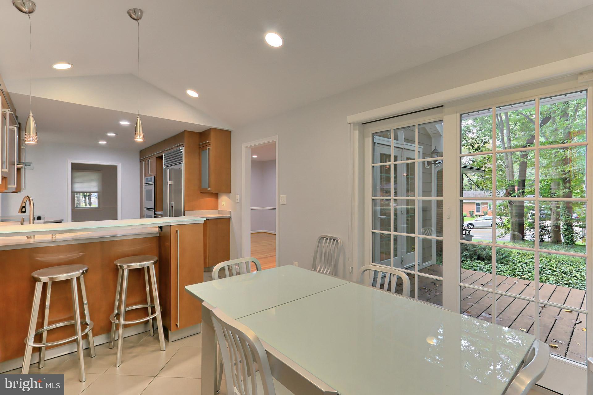 4604 Sleaford Road Annandale, VA 22003 - Photo 21 of 51 Large sliding door brings the outdoors in