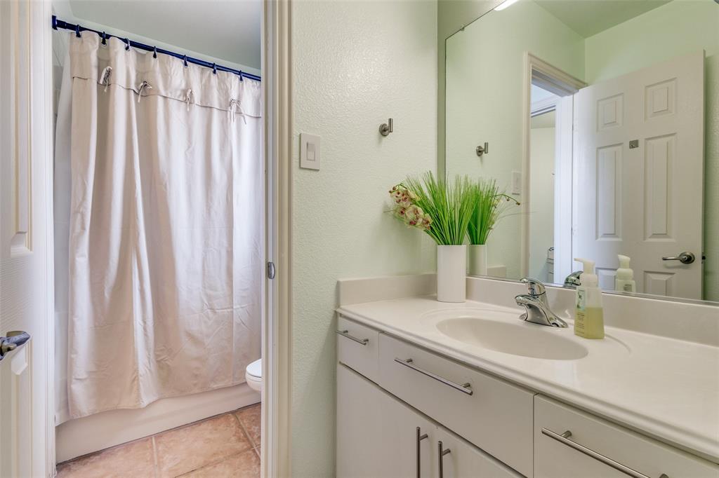 3313 Madison Avenue Hurst, TX 76054 - Photo 26 of 36 Beautiful upstairs bathroom is one of 2 full baths on the 2nd floor.