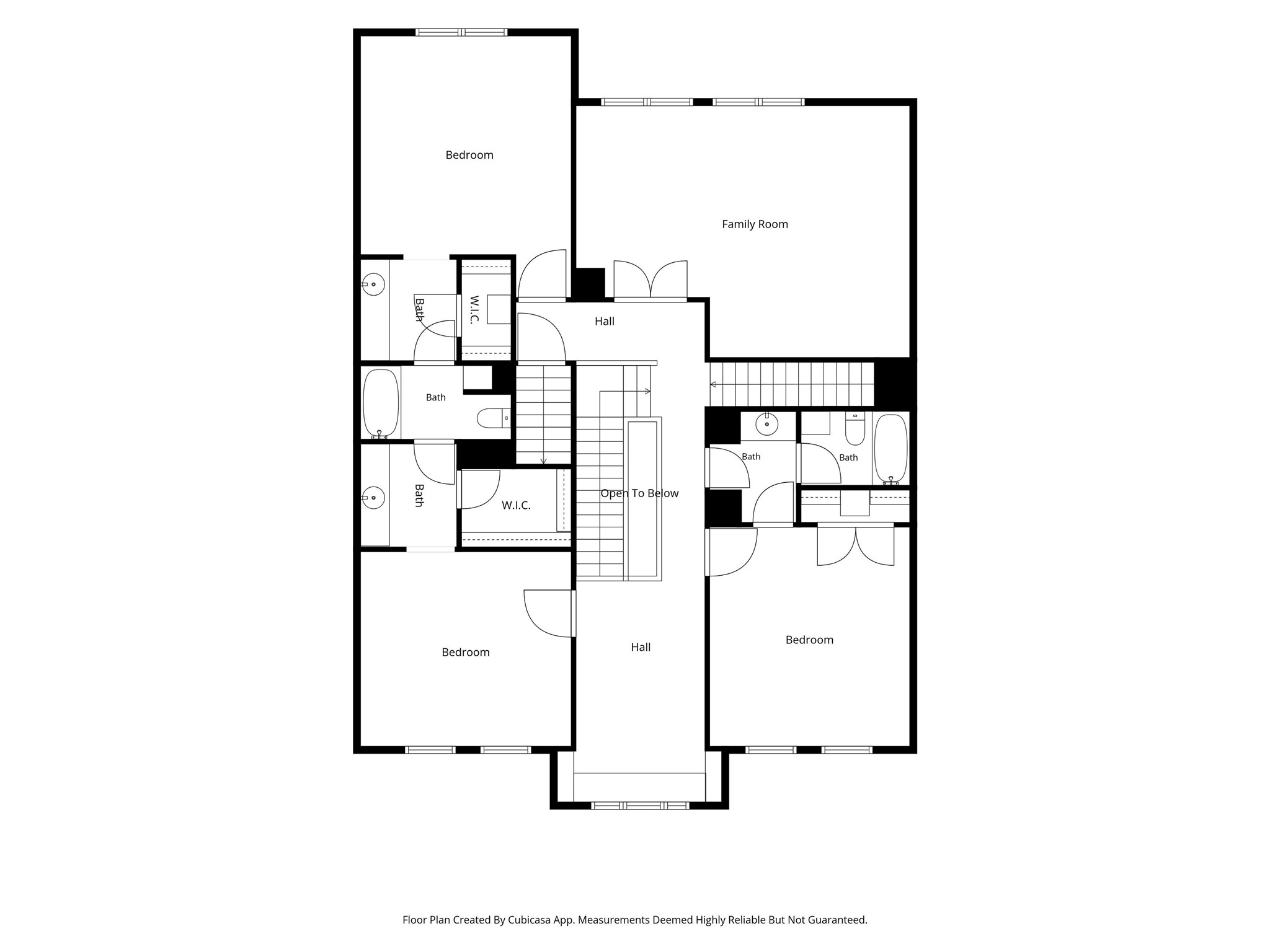 16114 Lafone Drive Spring, TX 77379 - Photo 45 of 45 Floor plan with detailed overview of the home's second floor layout.