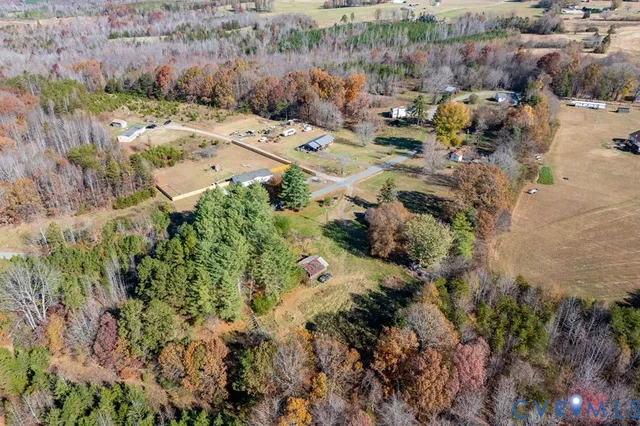a picture of city view with lots of trees