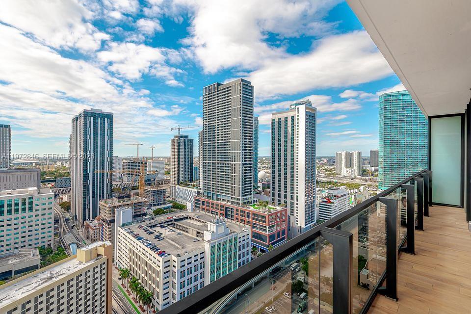 398 Northeast 5th Street, Unit 2418 Miami, FL 33132 - Photo 34 of 34 a city view from the balcony