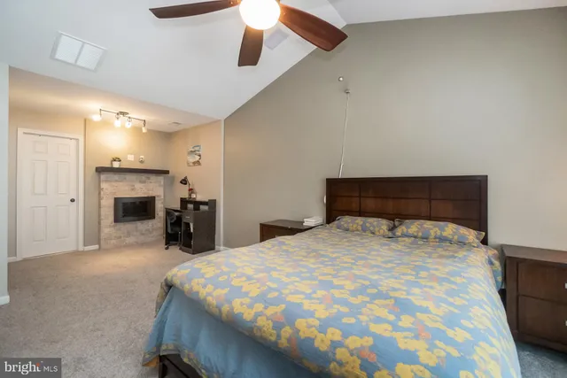 a view of a livingroom with a flat screen tv