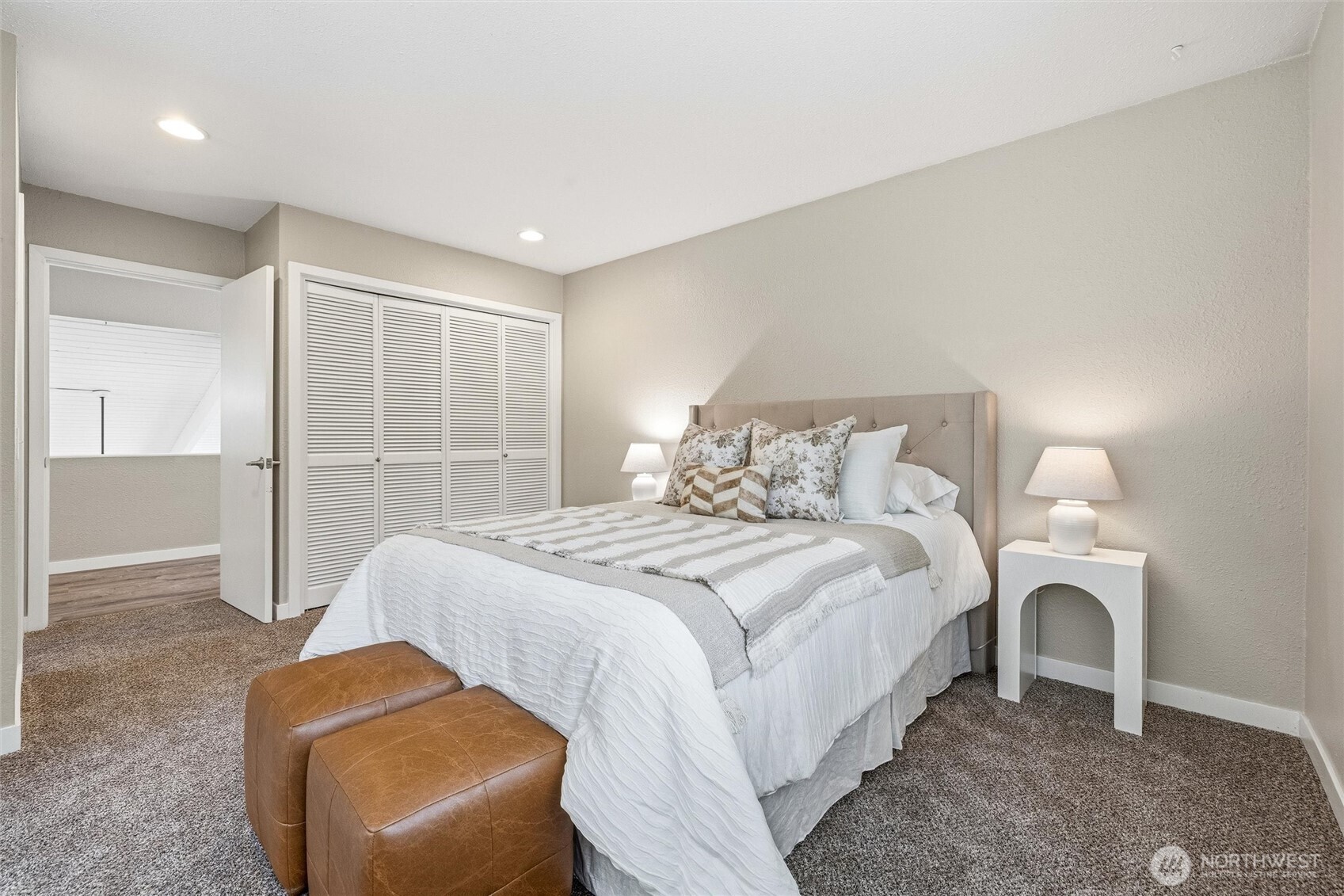 1535 Ten Mile Road Everson, WA 98247 - Photo 16 of 40 a bedroom with bed and a couch
