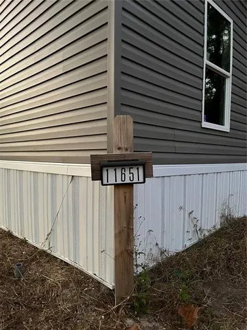 a view of a back side of a house