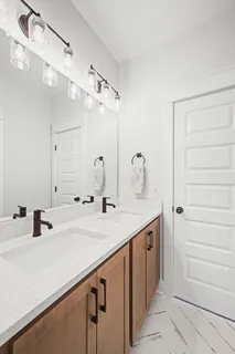 a view of a big yard with swimming pool and large trees