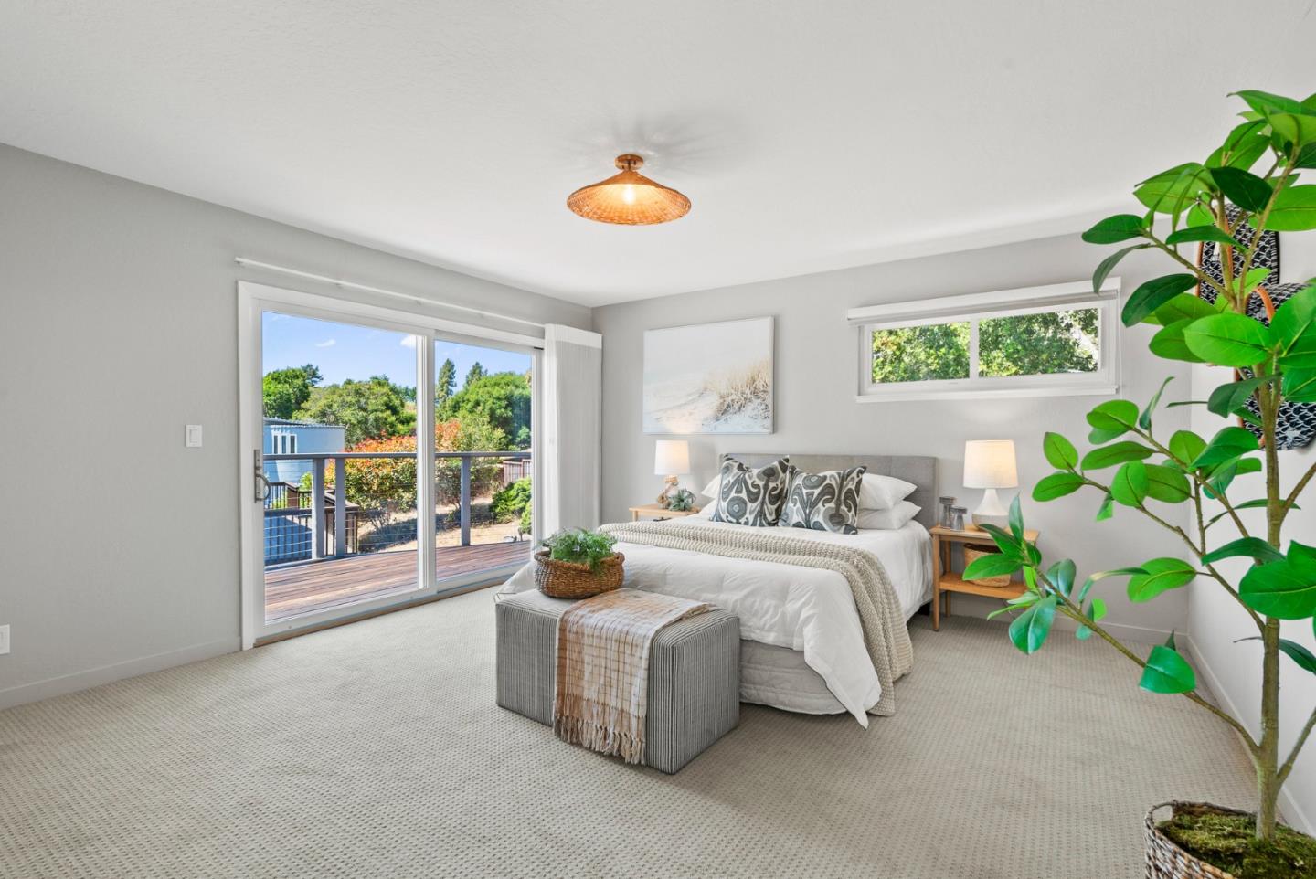 1975 Seascape Boulevard Aptos, CA 95003 - Photo 27 of 63 a bedroom with bed and a window