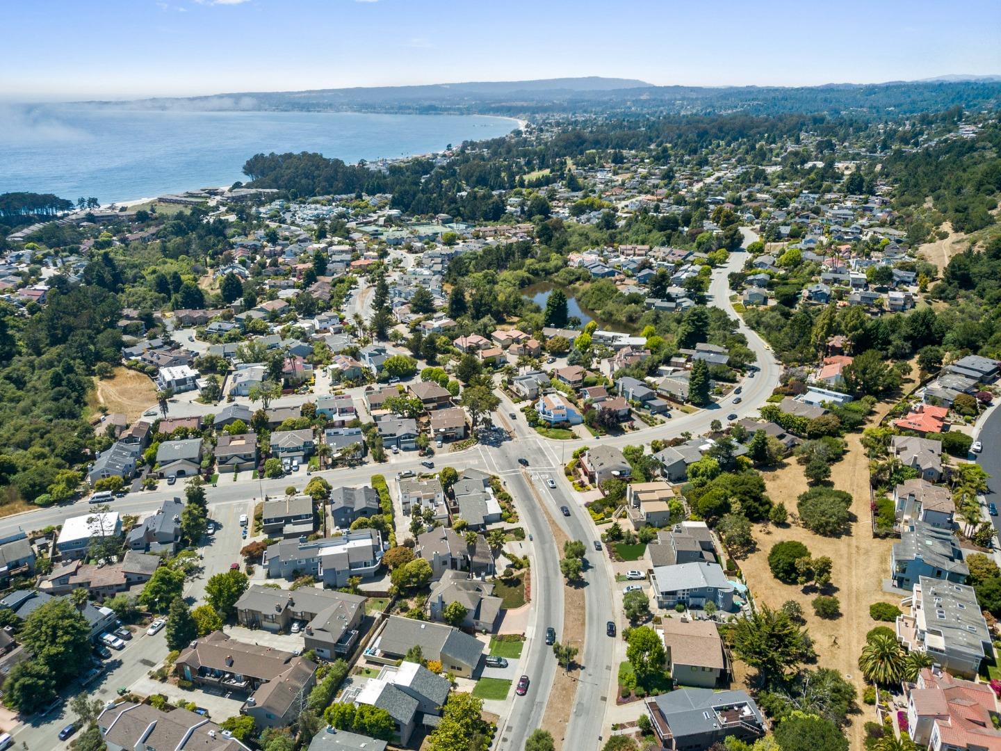 1975 Seascape Boulevard Aptos, CA 95003 - Photo 59 of 63 an aerial view of residential houses with city view