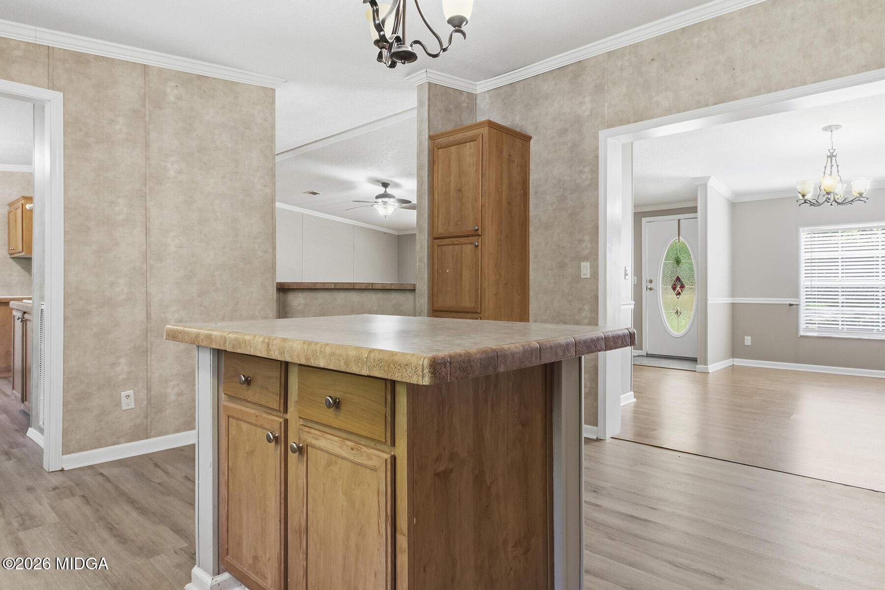 398 Jeffrey Way Forsyth, GA 31029 - Photo 12 of 34 a spacious bathroom with a granite countertop sink a mirror and a shower