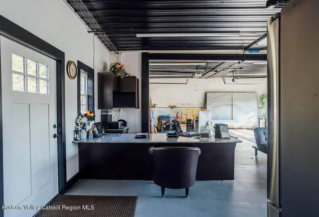 a room with lots of counter space