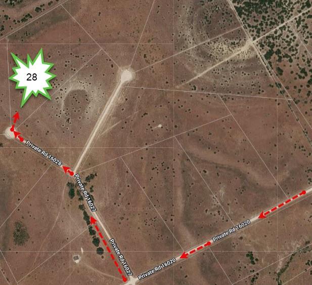 200 Pr 16028 Road Jonesboro, TX 76538 - Photo 17 of 17 Property Map. Illustrating private road access to the property