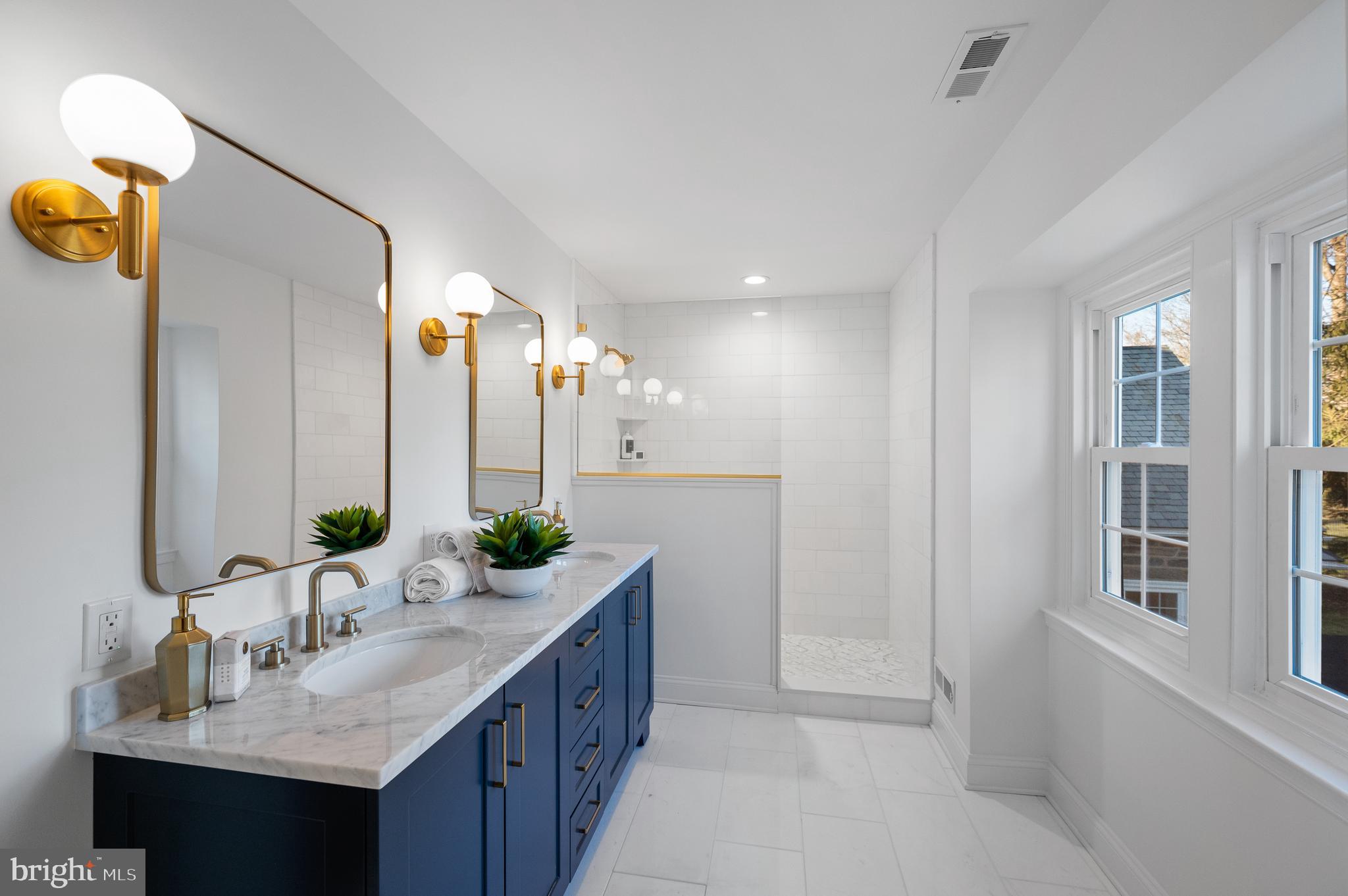 106 Deep Dene Road Villanova, PA 19085 - Photo 24 of 42 Ensuite Primary bath w/ double sinks