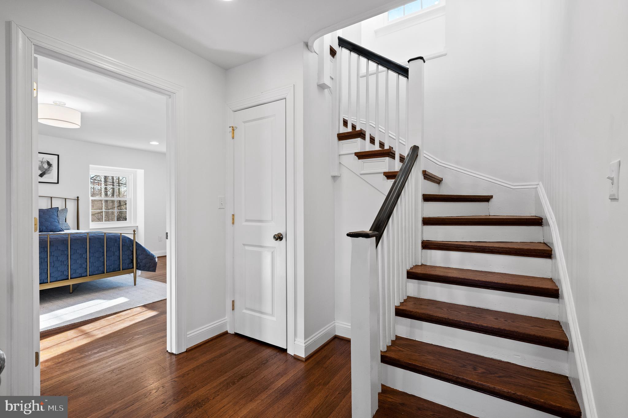 106 Deep Dene Road Villanova, PA 19085 - Photo 32 of 42 Stairs to 3rd floor and Hall Linen Closet
