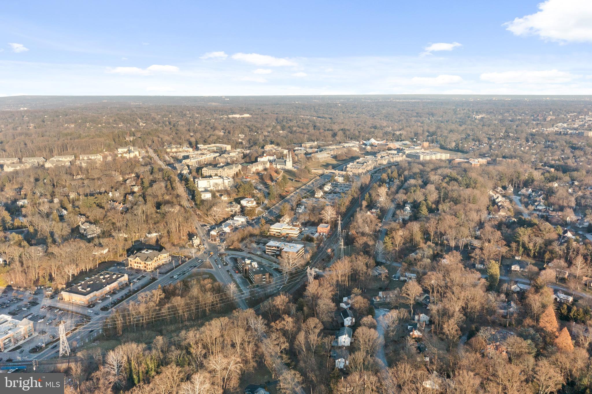 106 Deep Dene Road Villanova, PA 19085 - Photo 42 of 42 Aerial view to Rt 30