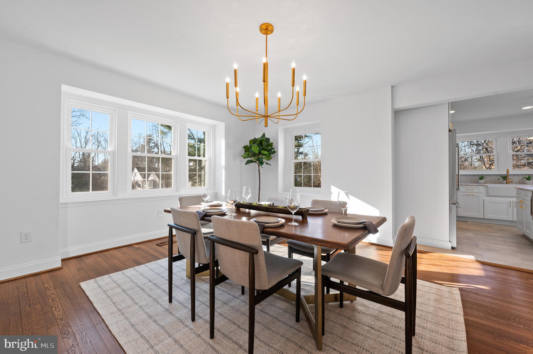 106 Deep Dene Road Villanova, PA 19085 - Photo 6 of 42 Dining Rm w/ stunning chandelier