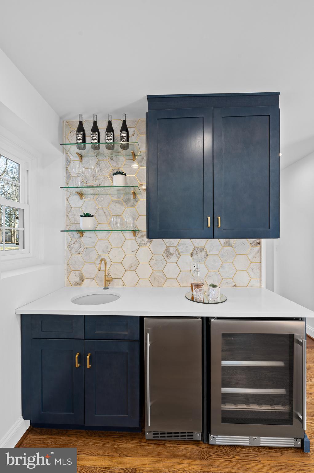 106 Deep Dene Road Villanova, PA 19085 - Photo 10 of 42 Custom wet bar with fridge