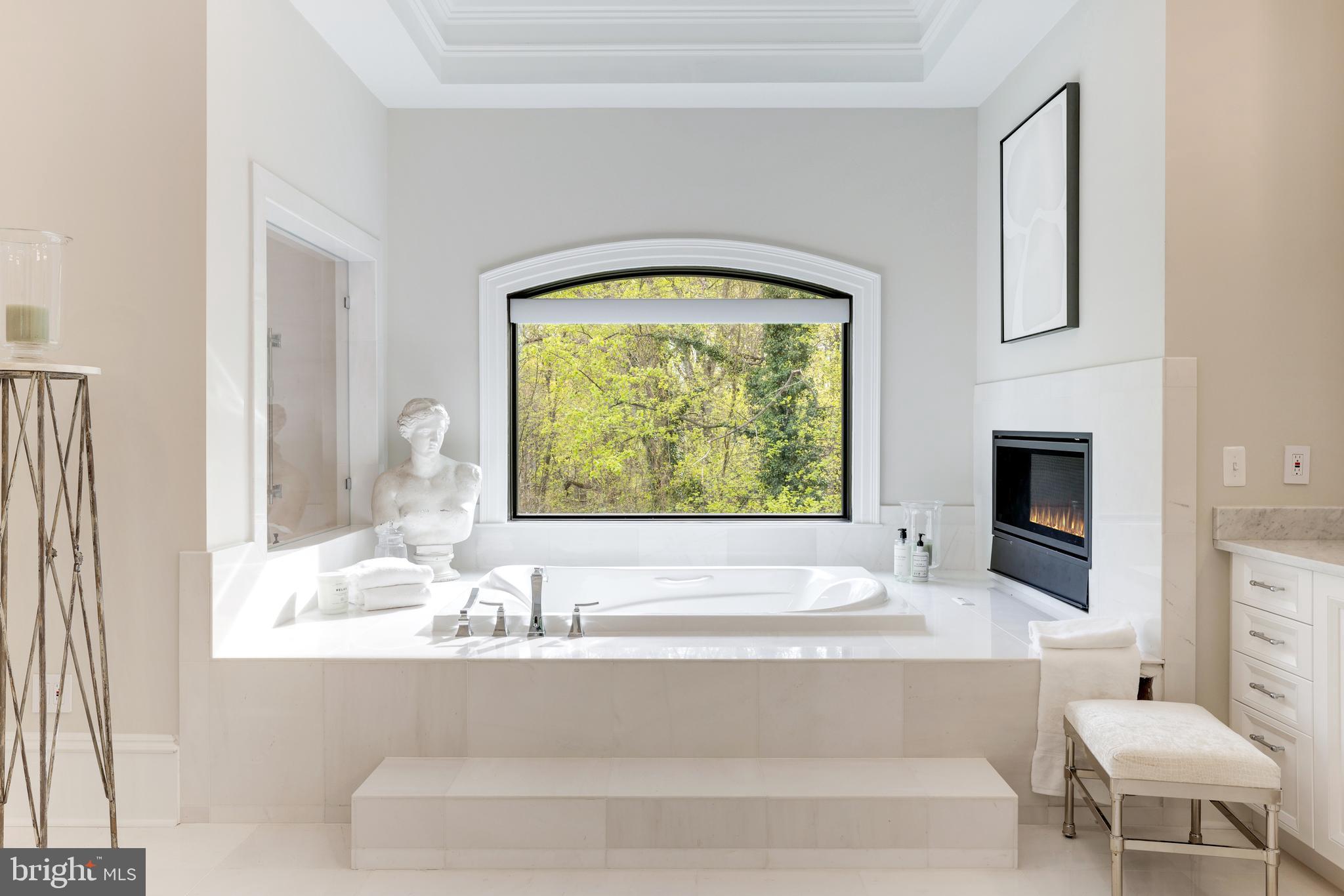 1332 McCay Lane McLean, VA 22101 - Photo 37 of 61 Spa tub with fireplace