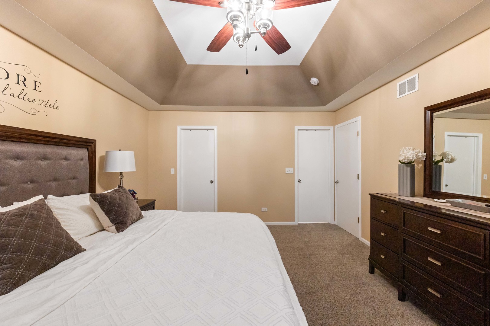 327 Berkeley Drive Bolingbrook, IL 60440 - Photo 50 of 50 a bedroom with a bed and a dresser