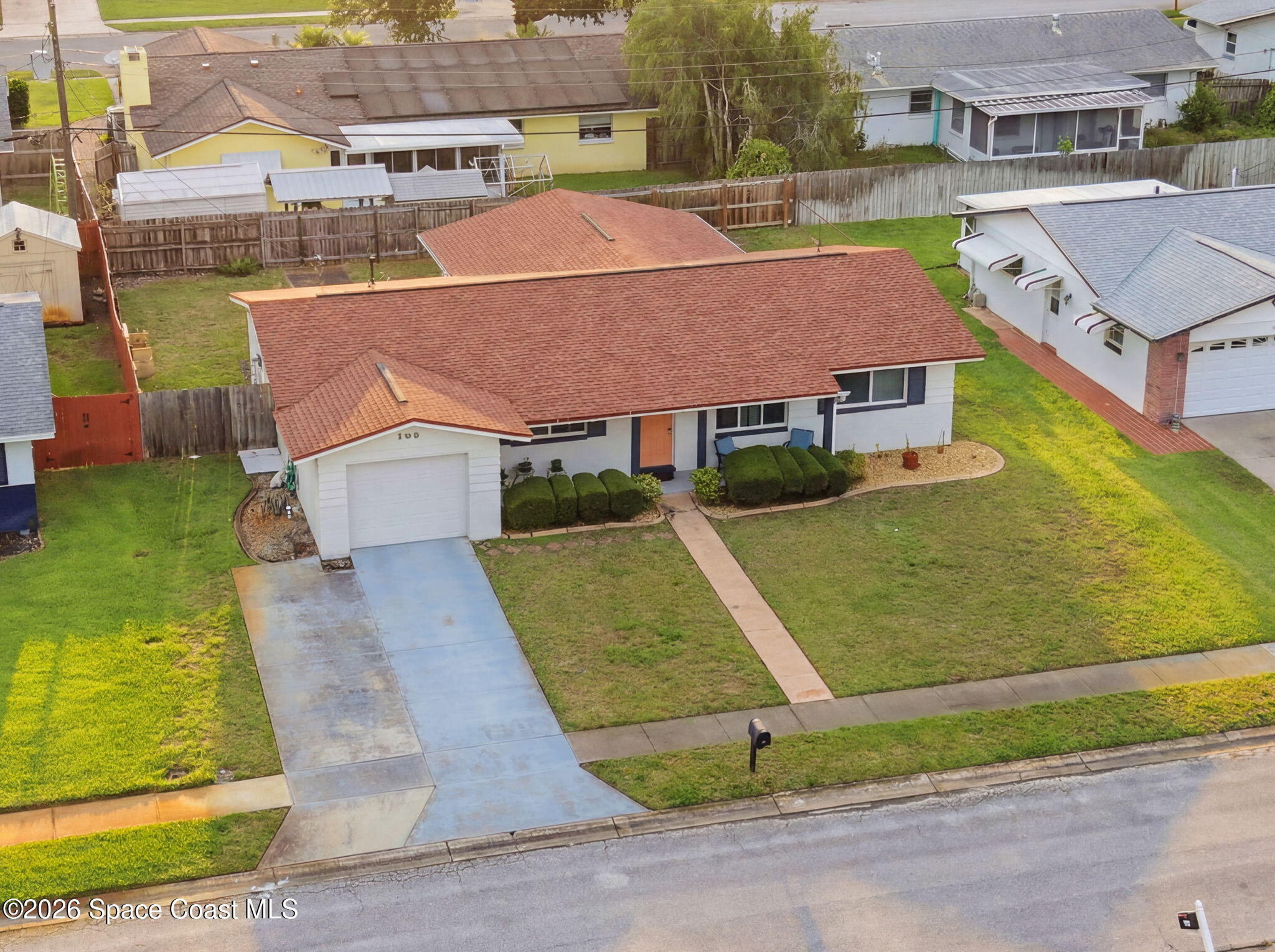 908 Jefferson Road Rockledge, FL 32955 - Photo 31 of 37 an aerial view of a house