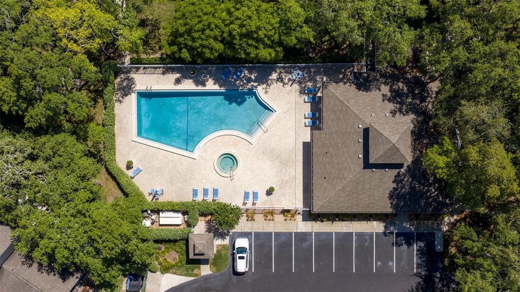 5100 Burchette Road, Unit 2301 Tampa, FL 33647 - Photo 34 of 39 an aerial view of a house with a yard basket ball court and outdoor seating