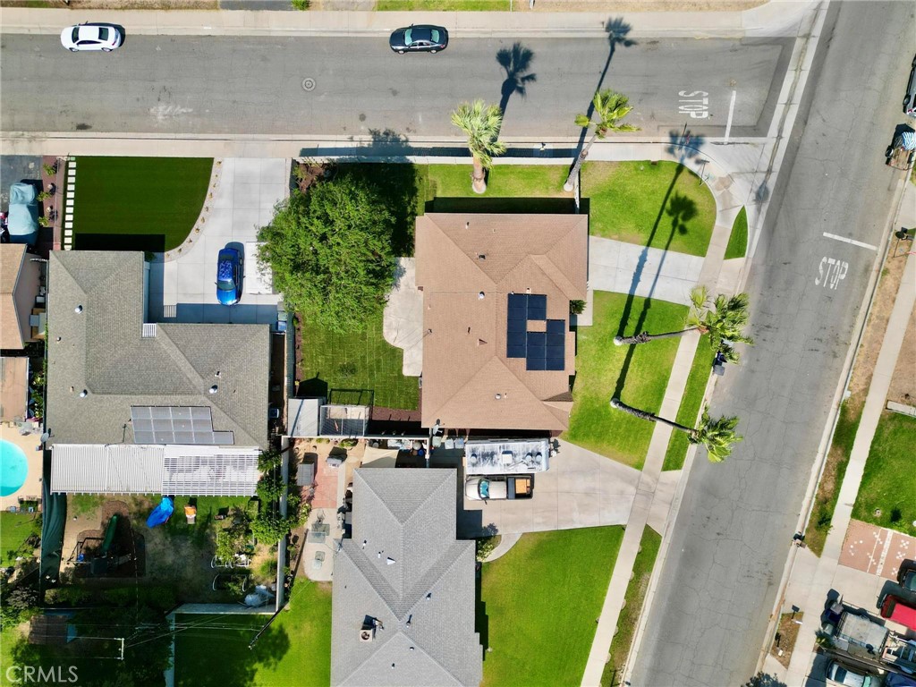 10597 Pendleton Street Riverside, CA 92505 - Photo 38 of 40 an aerial view of house with a swimming pool