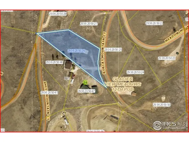 a aerial view of a house with a garden