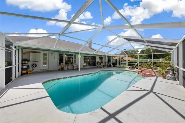 a view of a house with sitting area