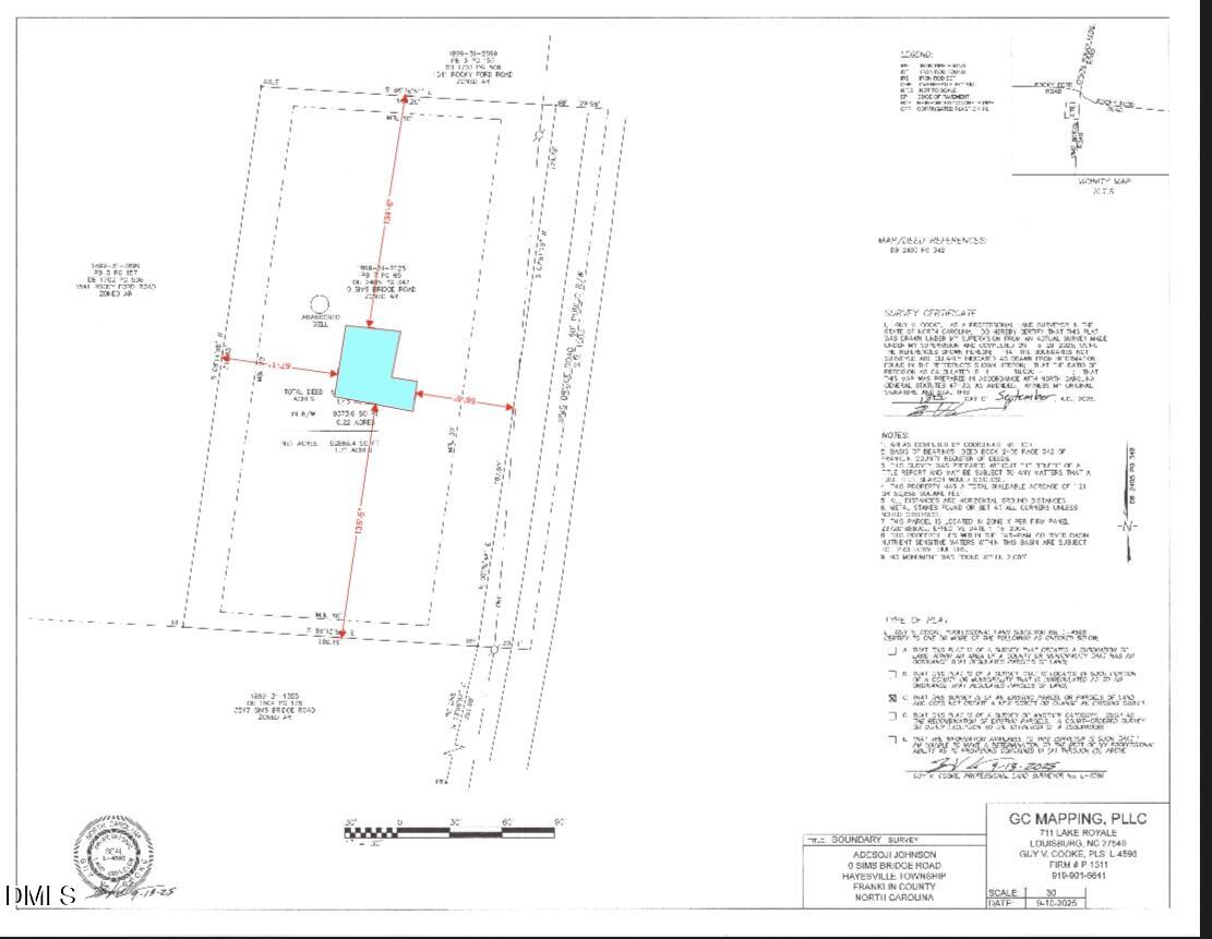 3265 Sims Bridge Road Kittrell, NC 27544 - Photo 8 of 16 8. PLAN - LOT