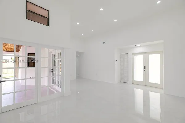 a view of empty room