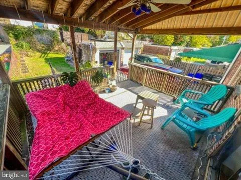 a view of an outdoor sitting area