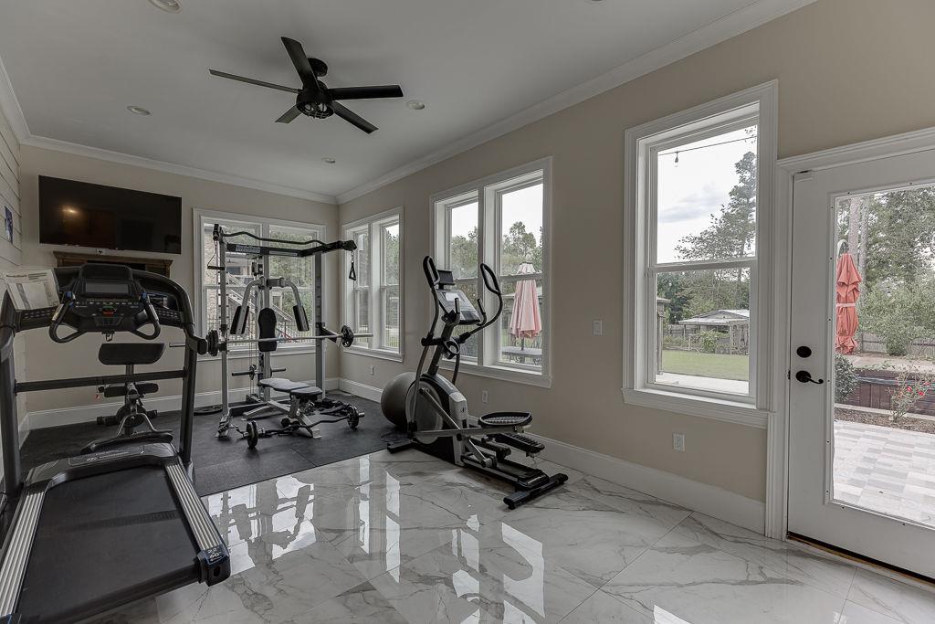 861 Bailey Woods Road Dacula, GA 30019 - Photo 47 of 67 a view of a room with gym equipment