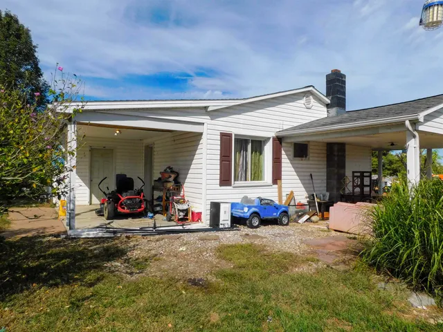 a view of the house with patio