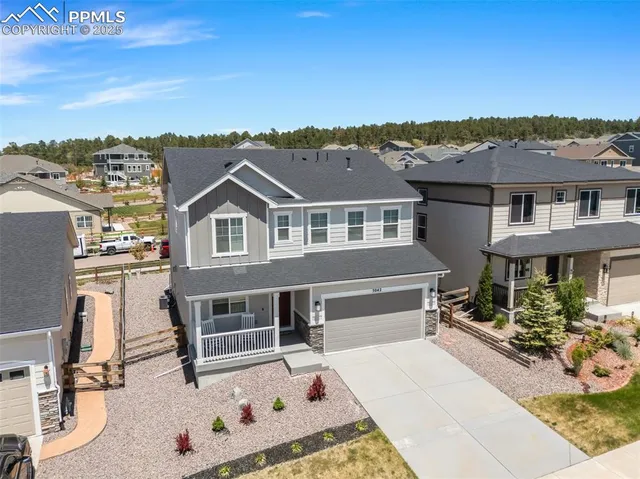a view of a house with a balcony