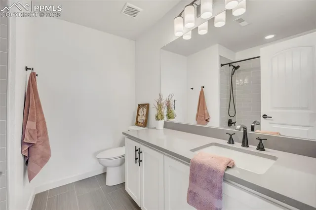 a view of a balcony with furniture