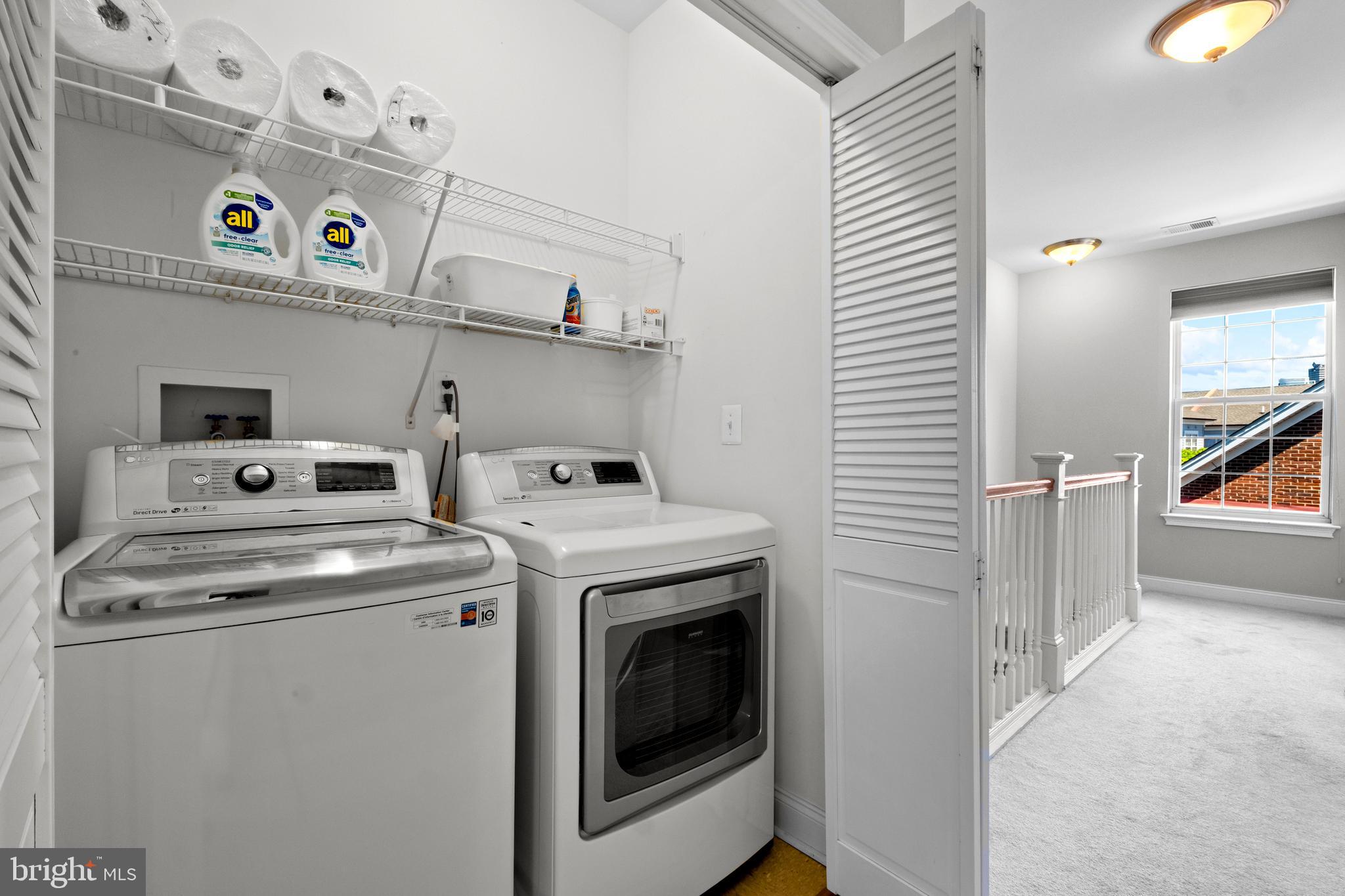203 Captains Way Philadelphia, PA 19146 - Photo 36 of 58 a utility room with dryer and washer